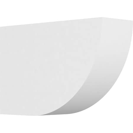 Ekena Millwork Standard Durham Architectural Grade PVC Rafter Tail, 4"W X 8"H X 12"L RFTP04X08X12DUR